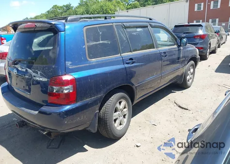 2007 Toyota Highlander V6 from USA, damaged, VIN JTEEP21A670202142